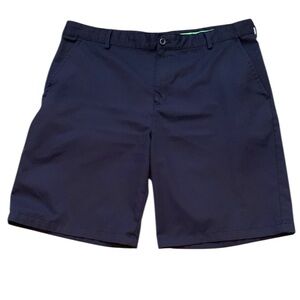 IZOD Golf Classic Navy Blue Shorts Men’s Size 38 Pockets Flat Front Polyester